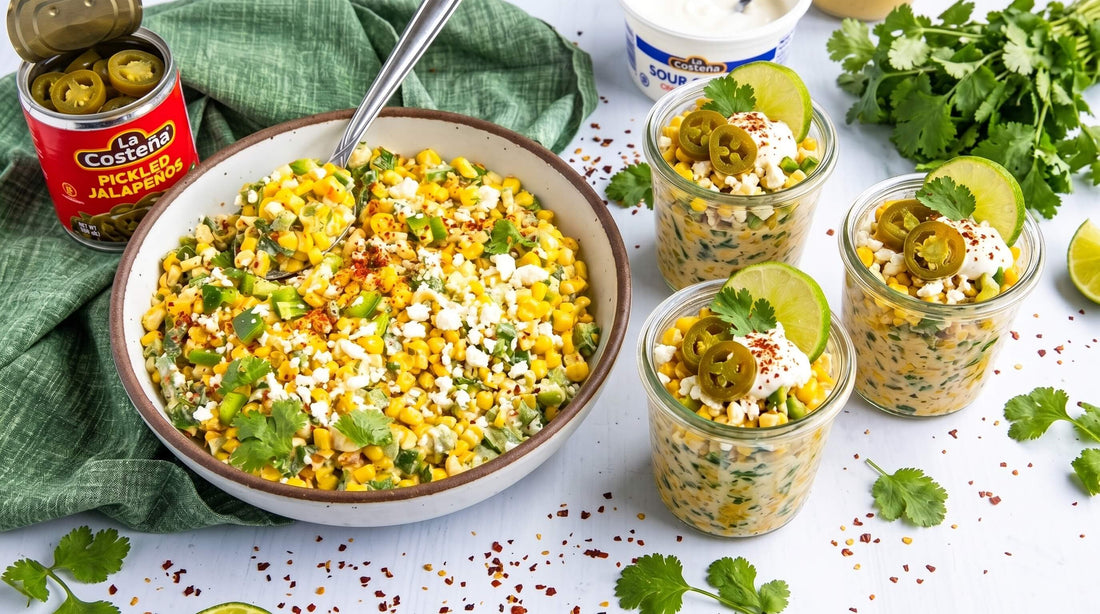 Esquites “Latino Cravings” con Jalapeños