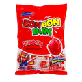 Bon Bon Bum Fresa (24 Unidades) | Colombinas / Chupetas con Chicle