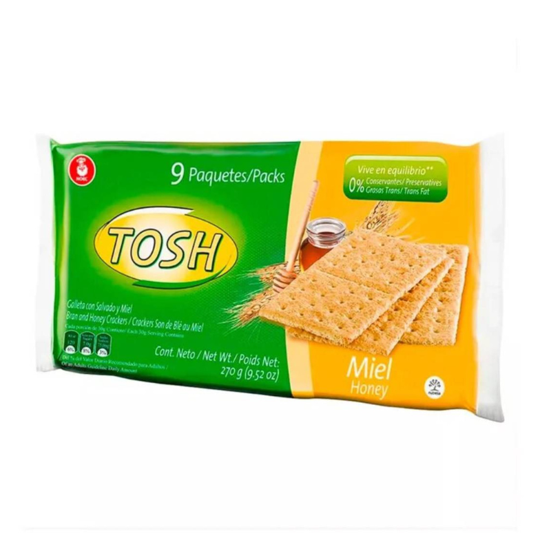 Galletas Tosh con Salvado y Miel