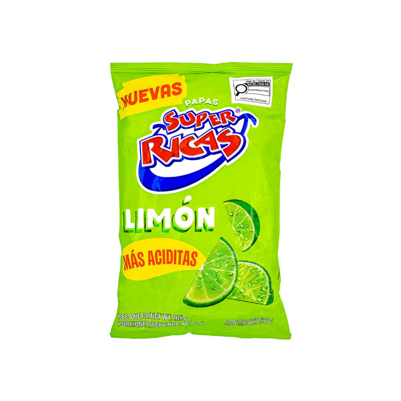Papas Super Ricas Limón "Más Aciditas" 105g